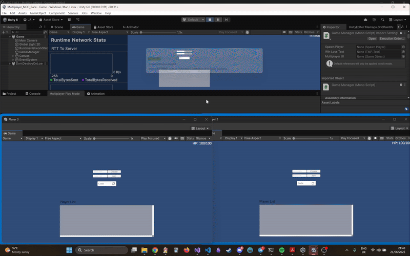 Multiplayer 2D Test